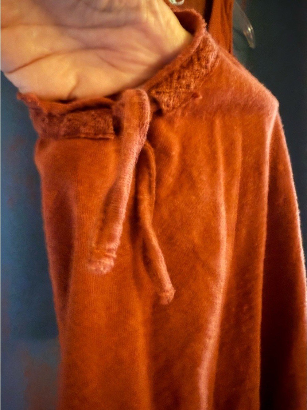Free People Boho Rust Beaded Top – XS (vintage-inspired) - Picture 4 of 5